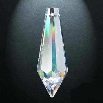 Asfour  rainbow crystal drop, 38 x 14 mm (56st.)