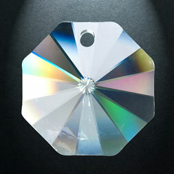 Asfour rainbow crystal Octagon, 14 mm (100st.)