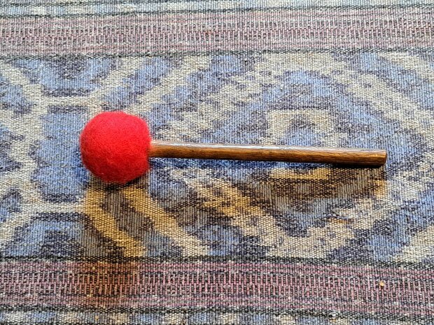 Mallet rubber with felt XS, length ±20 cm